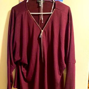 ALYX Maroon Blouse Size XXL NWT